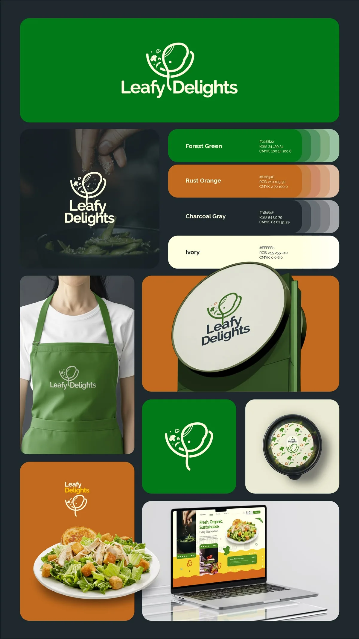 Brand identity work by 3AM Creative Studio